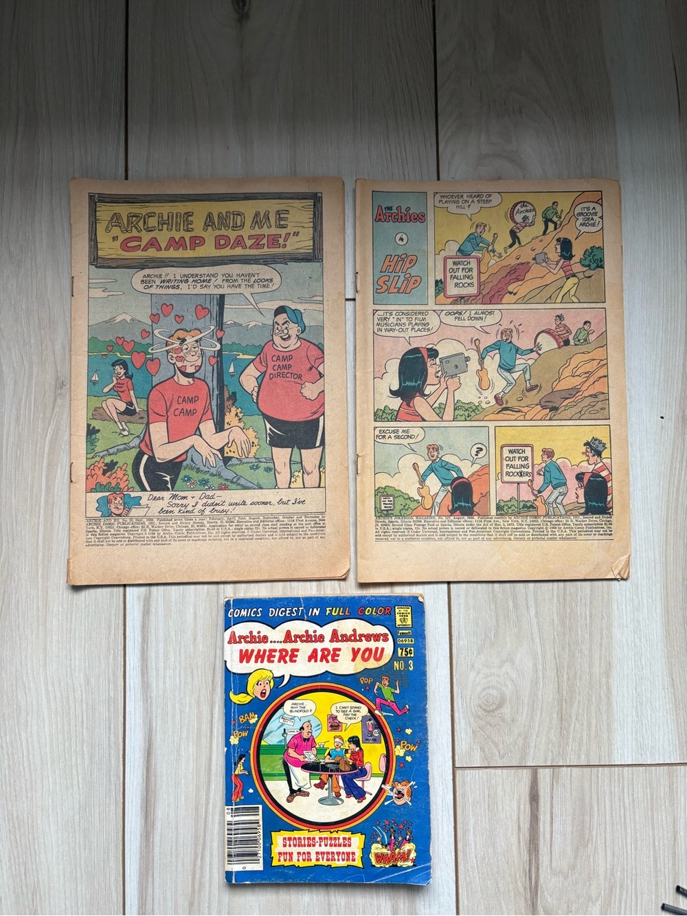 Vintage Archie Comics Lot 1960s Archie & Me Camp Daze + Where Are You DigestNo.3 - Picture 2 of 13